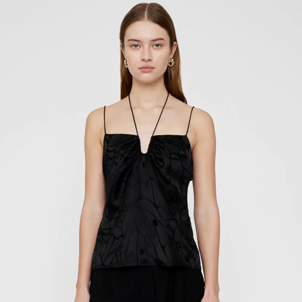 COPY - Papillon Silk Jacquard Tank
